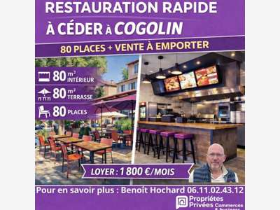 Vente restauration rapide zone dynamique à Cogolin