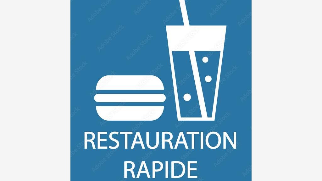 AV restauration rapide dans foodcourt C.C. 92 