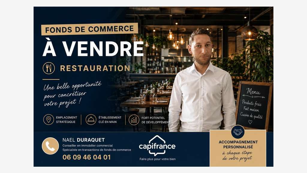 Fonds de commerce à vendre secteur recherché Dole