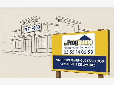 Vente restauration rapide au coeur de Limoges