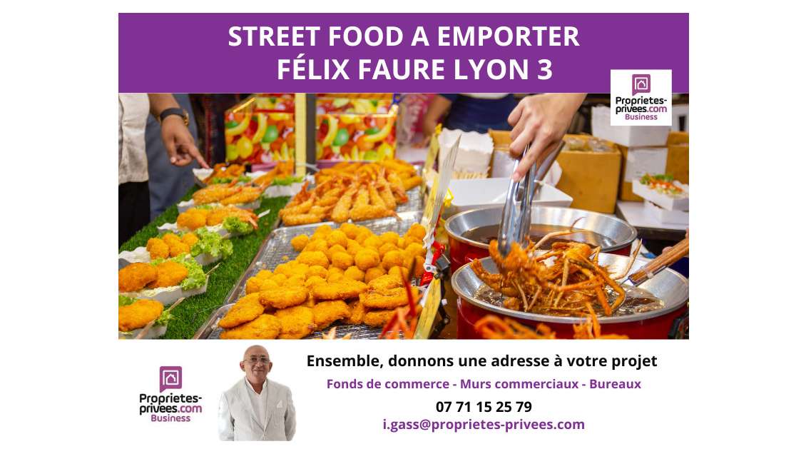 Opportunité rare street food à emporter à Lyon