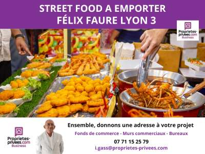 Opportunité rare street food à emporter à Lyon