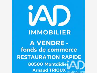Vente Restauration rapide de 49m² à Montdidier