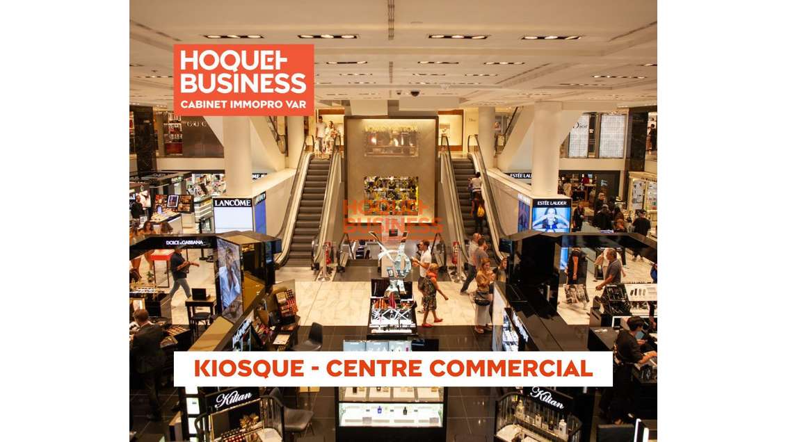 Vente kiosque dans centre commercial Niçois
