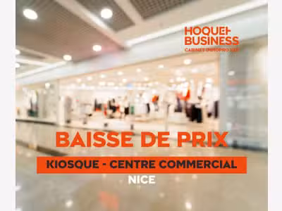 Vente kiosque dans centre commercial Niçois