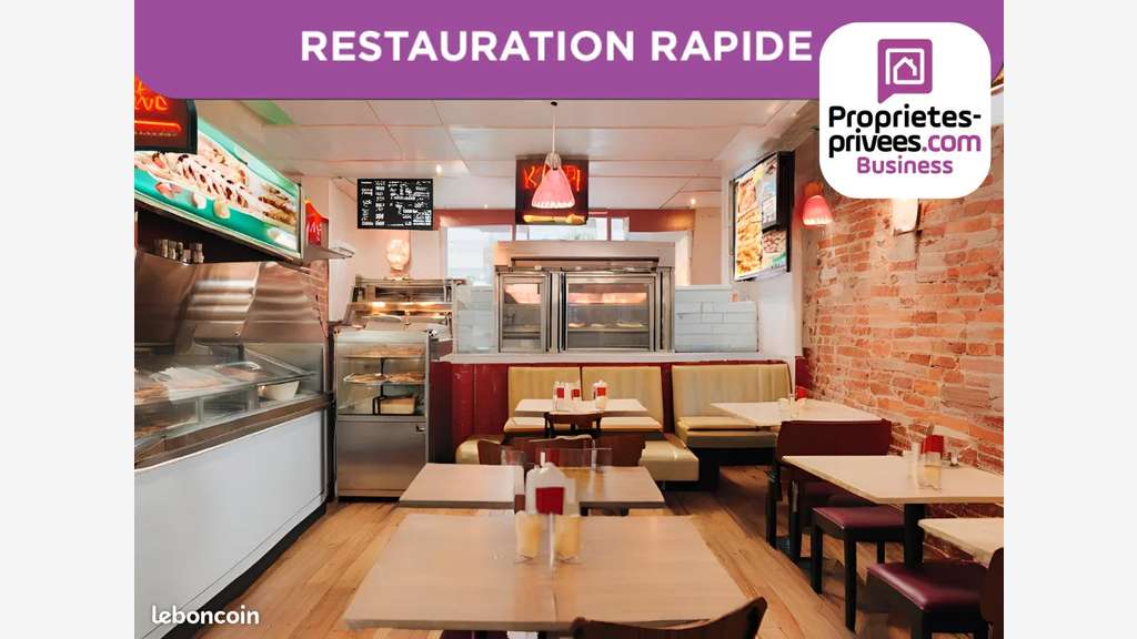Vente restauration rapide 47m² sur rue Paris 75011