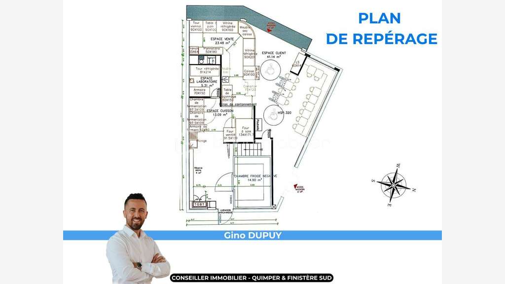 Vente restauration rapide 118m² empl N°1 à Quimper