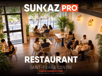 A vendre FDC restauration à Saint-Pierre centre