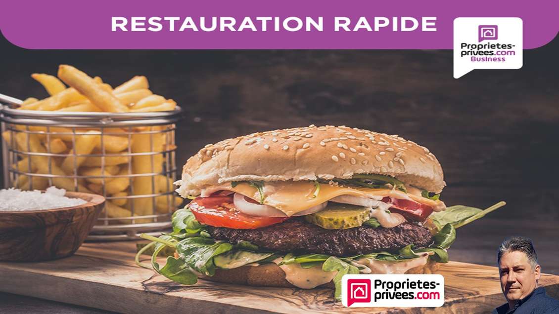 Vente snack restauration rapide 100m² Saint Priest
