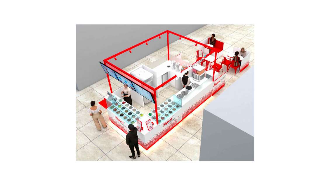 Ouvrez kiosque glace bien placé Vannes