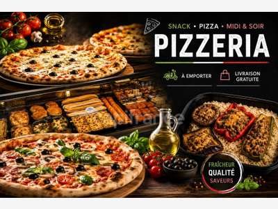Vente pizzeria à emporter Rentabilité 64K à Velaux