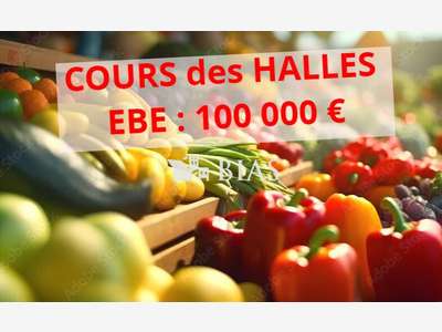 Vente murs et fonds cours des halles à Dieppe