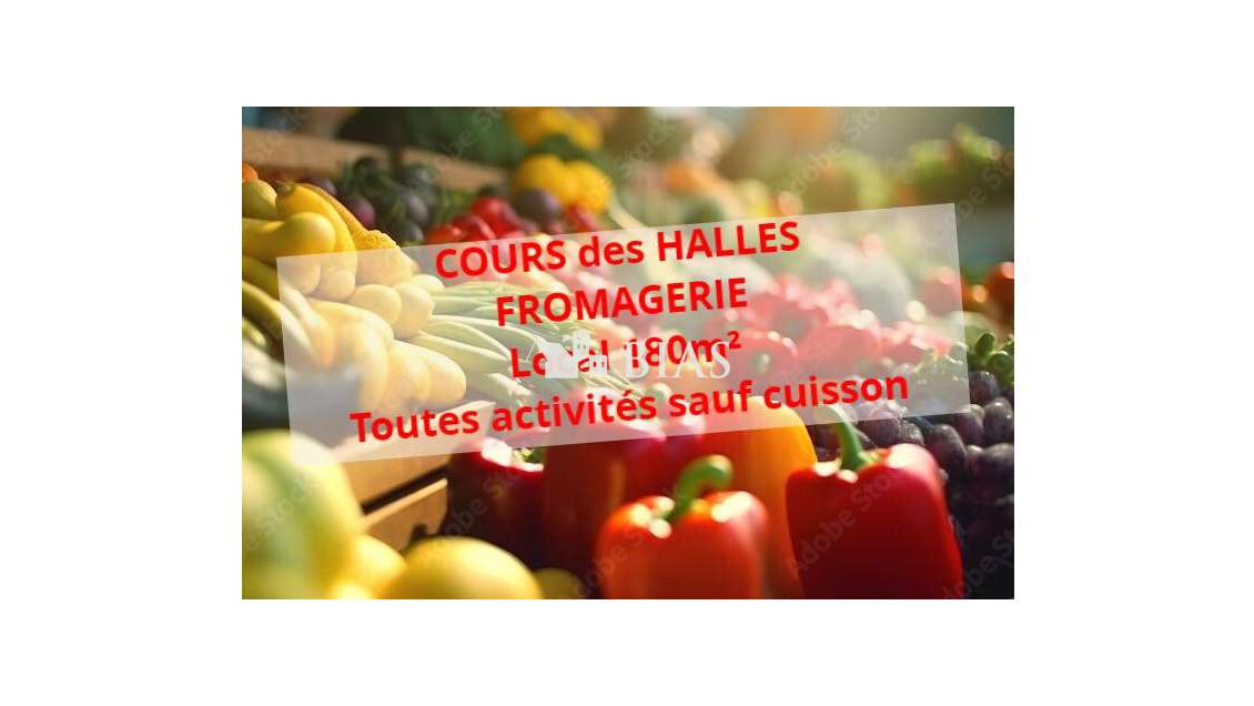 Vente cours des halles à Saint-Valery-en-Caux