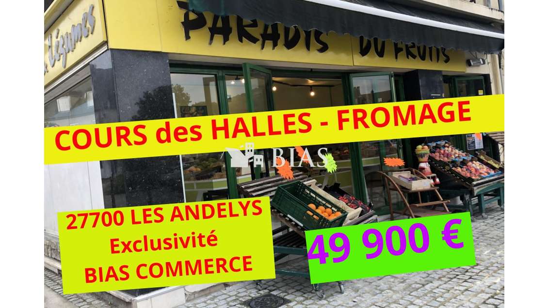 AV cours des halles épicerie empl N°1 Les Andelys