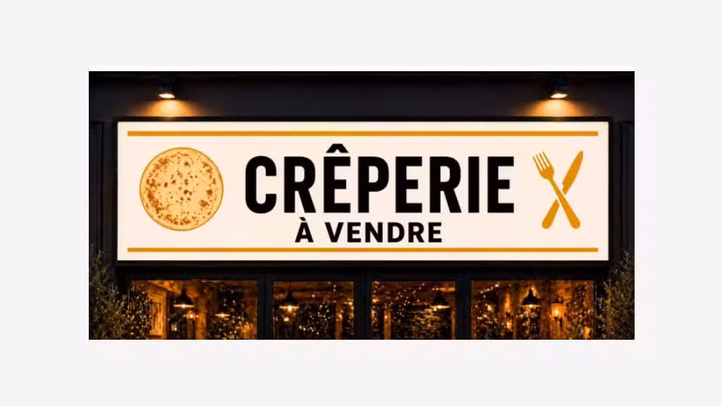 Vente crêperie salon de thé proche Angers centre