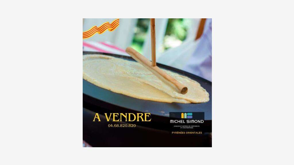 AV crêperie à l'année à quelques mètres de la mer