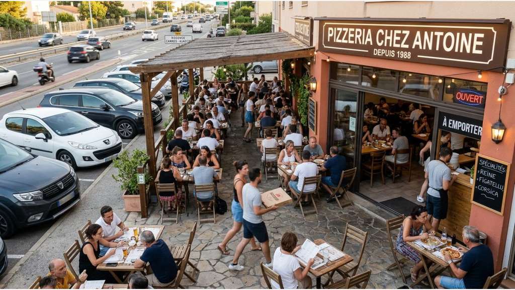 A vendre pizzeria secteur Cannes Rocade