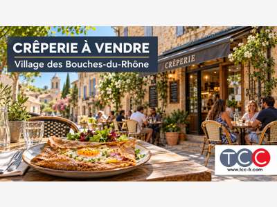 AV crêperie de charme avec appartement à Aubagne