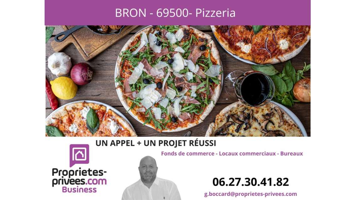 Vente restaurant pizzeria belle opportunité Bron 