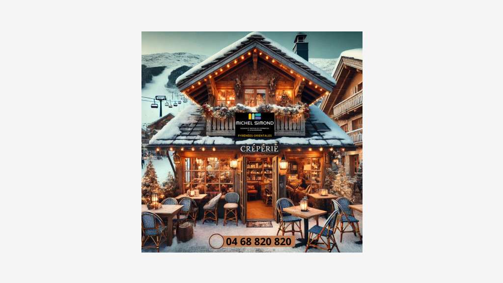 Vente crêperie station de Font Romeu Odeillo Via
