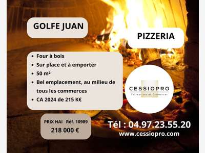 A vendre pizzéria four à bois sur place et vae 06
