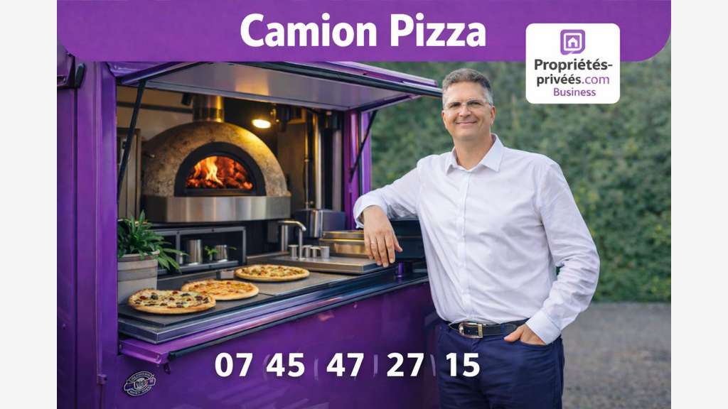 A vendre FDC camion de pizzas rentable à Grenoble