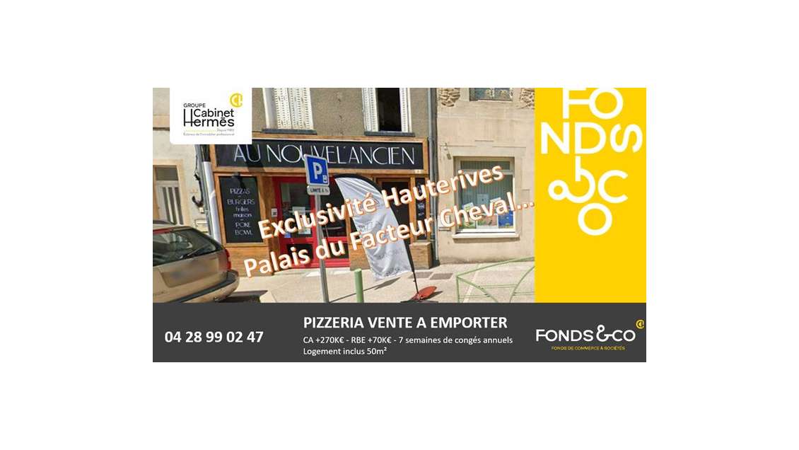 Cède pizzeria vente à emporter à Hauterives