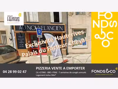 Cède pizzeria vente à emporter à Hauterives