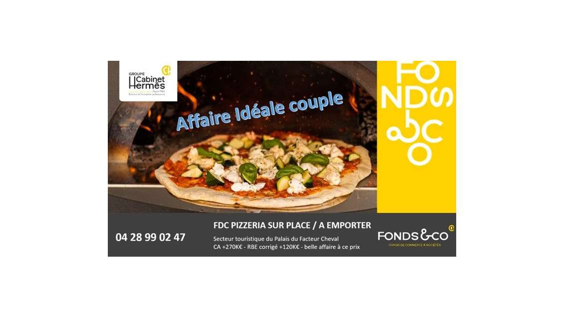 Vente FDC pizzeria secteur Hauterives (26)