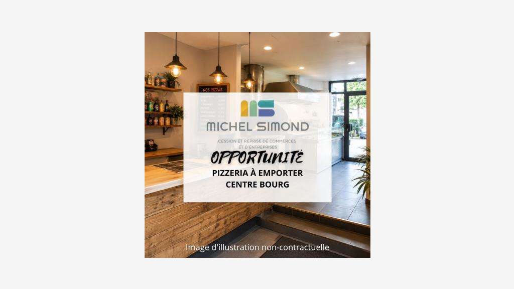 Vente pizzeria à emporter en centre bourg Morbihan