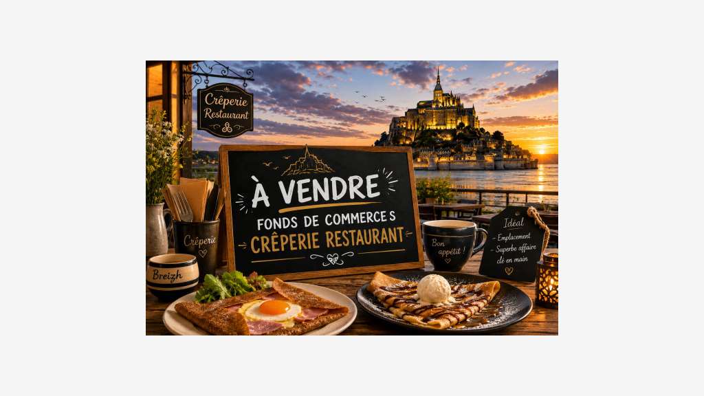 Vente crêperie restaurant au Mont Saint Michel