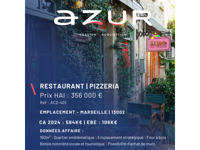 Vente Crêperie - Pizzeria à Marseille 2e