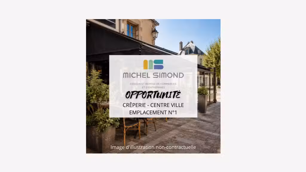 Crêperie licence IV avec logement et terrasse 56