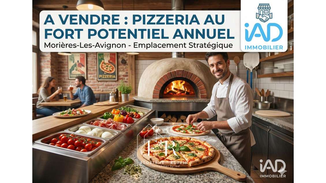 Vente pizzeria 43m² à Morières-lès-Avignon centre