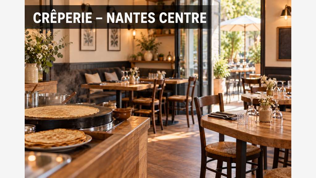 Vente crêperie avec terrasse à Nantes hyper centre