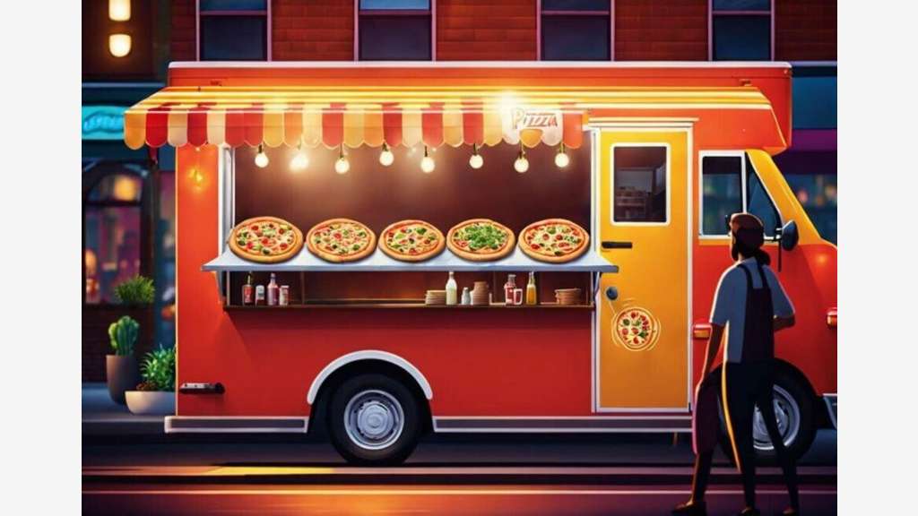 AV FDC camion pizza axe ultra passant Nice Ouest
