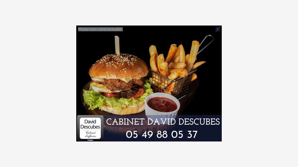 A vendre pizzeria burgers viandes salades à Niort