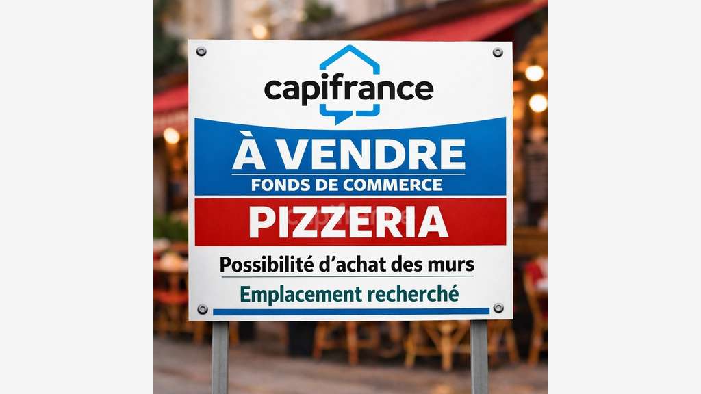 A vendre pizzeria forte visibilité à Quimper