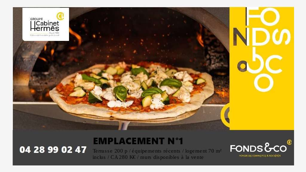 Vente restaurant empl N°1 à St Paul Trois Châteaux