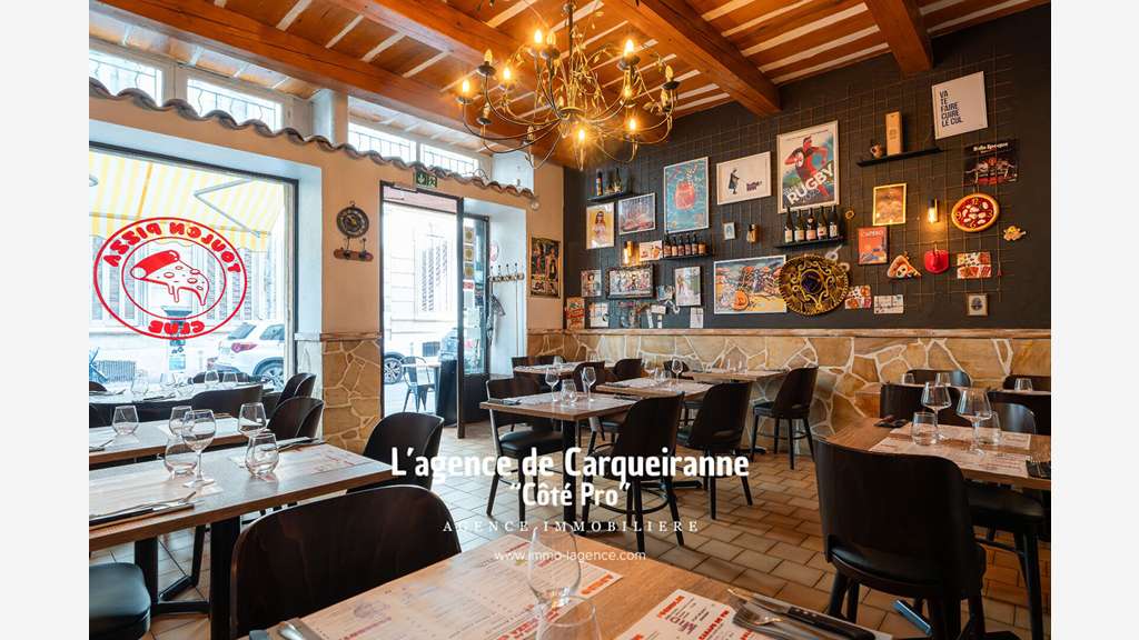 FONDS DE COMMERCE PIZZERIA 90 m² AVEC FOUR A BOIS