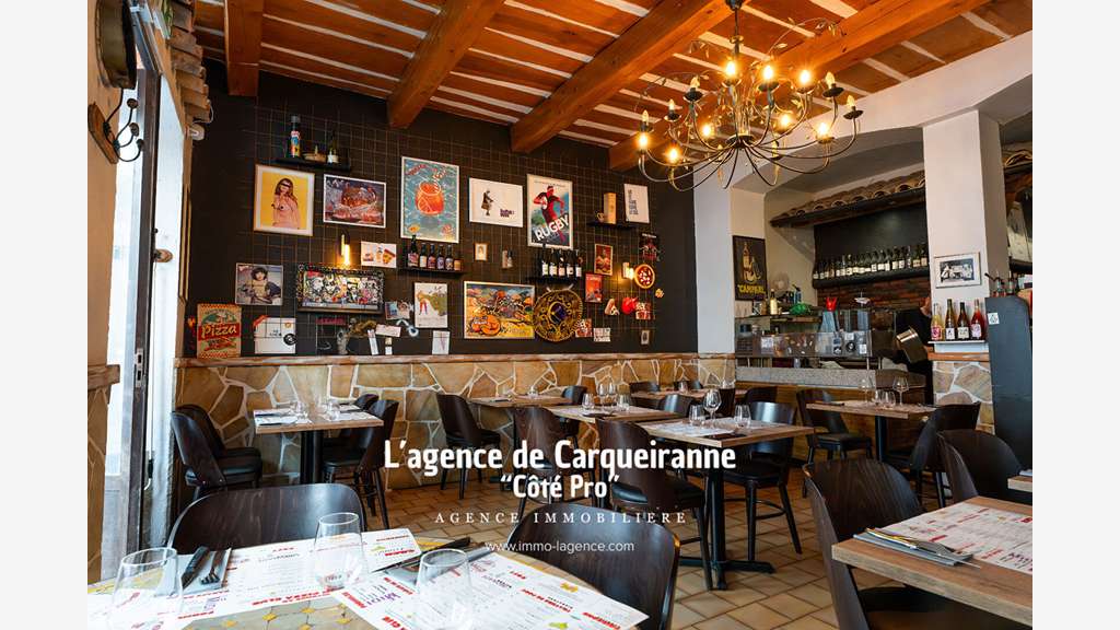 FONDS DE COMMERCE PIZZERIA 90 m² AVEC FOUR A BOIS