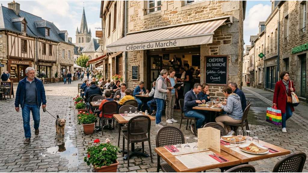 Vente crêperie terrasse empl N°1 dept Morbihan