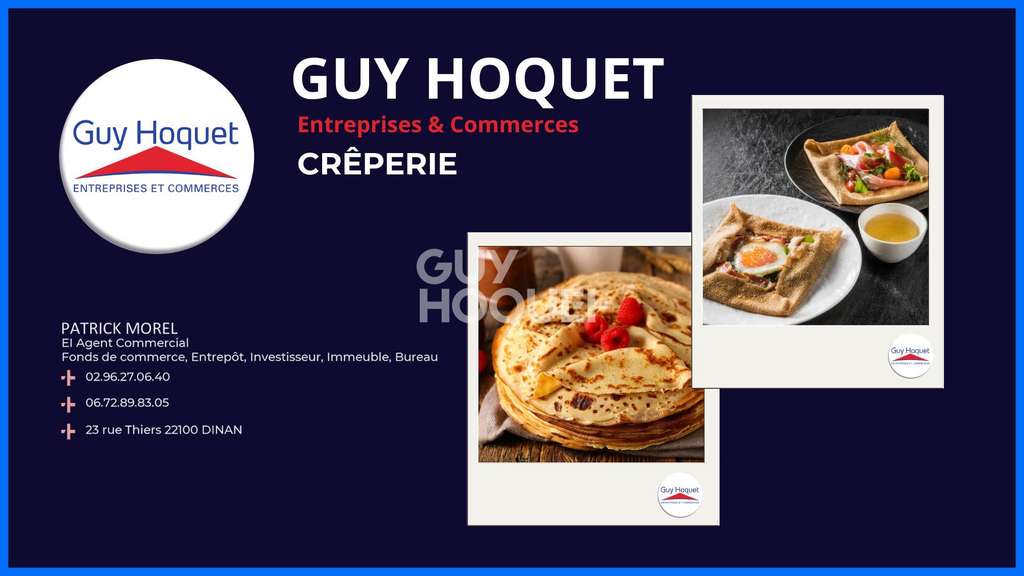 Vente crêperie de charme avec vue mer en Morbihan