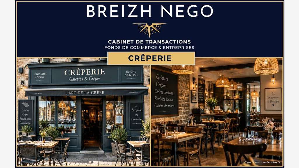 A vendre secteur côtier Bar Brasserie Crêperie