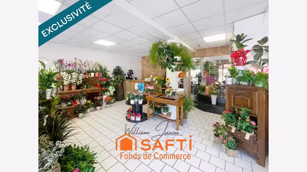 Vente FDC fleuriste à Aurec-Sur-Loire empl idéal