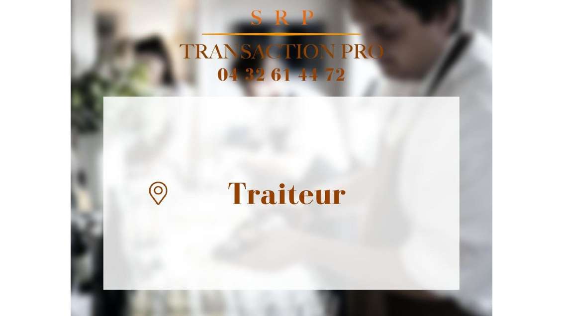 A vendre FDC traiteur dans les Bouches du Rhône