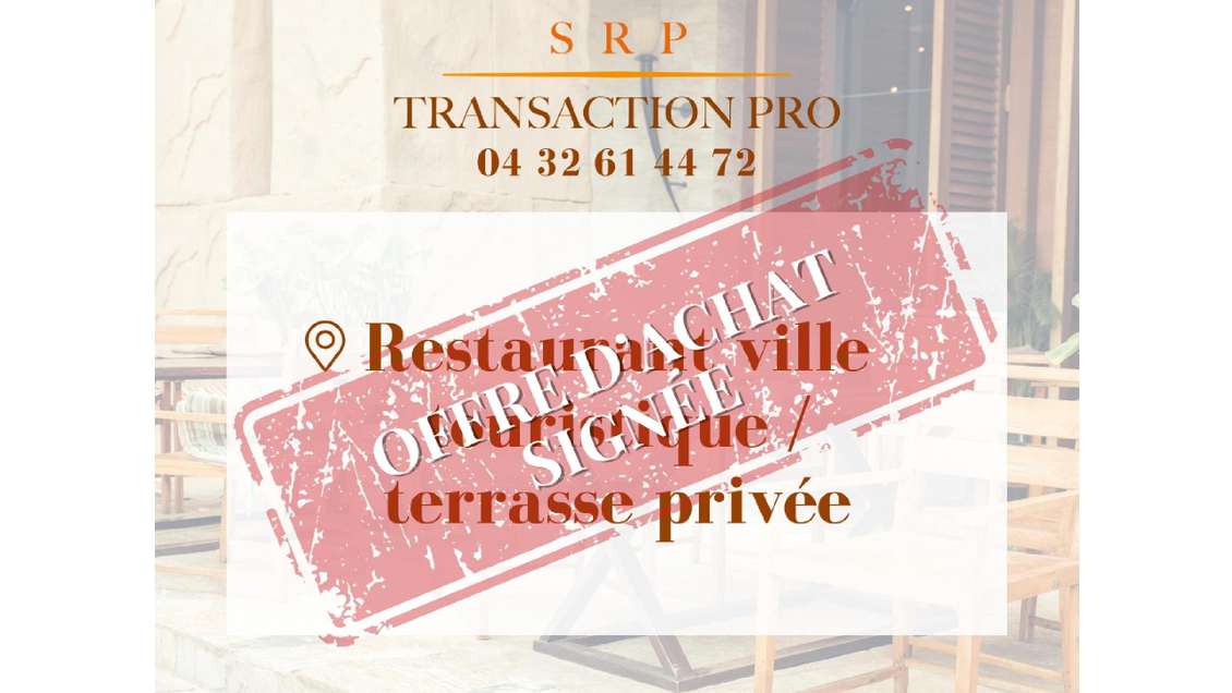 Vente pizzeria restaurant à l'Isle sur Sorgue