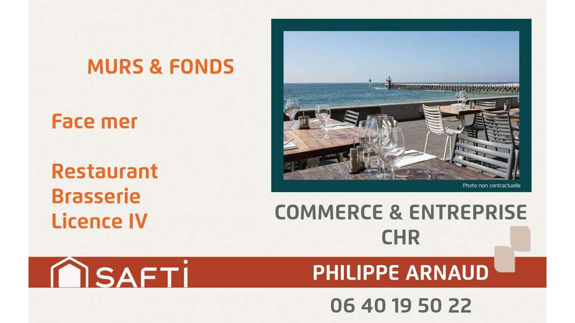 Vente brasserie 200m² à La Roche-sur-Yon face mer