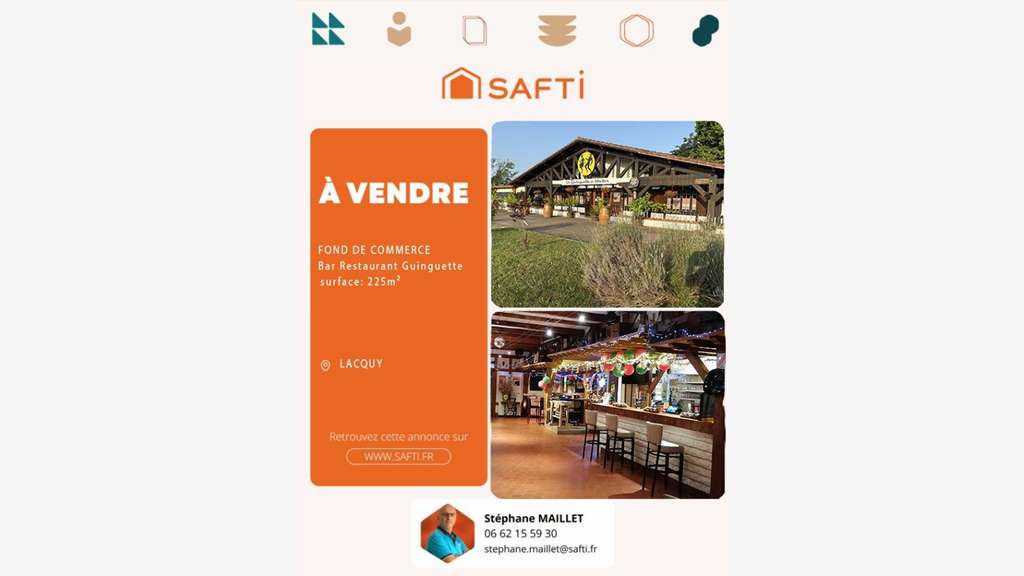 Vente restaurant guinguette à Villeneuve-de-Marsan