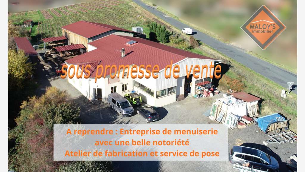 Vente FDC menuiserie bois pvc alu à Letra
